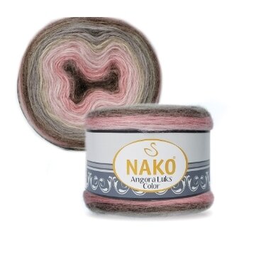 Nako Angora Luks Color, 150 g., 810 m.