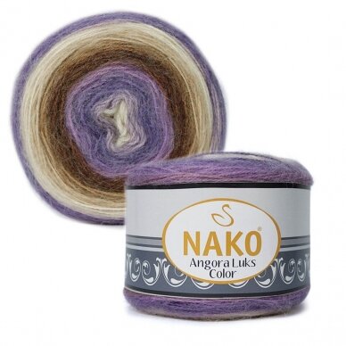 Nako Angora Luks Color, 150 g., 810 m.