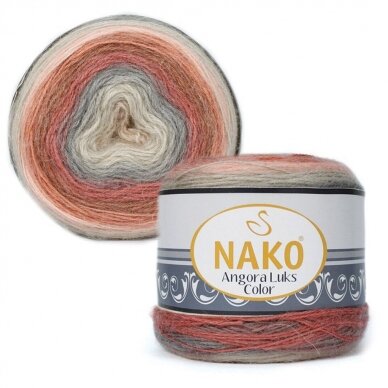 Nako Angora Luks Color, 150 g., 810 m.