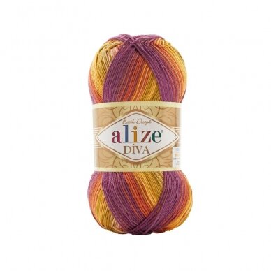 Alize Diva Batik, 100 g., 350 m.