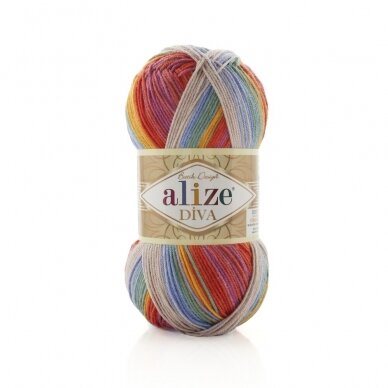 Alize Diva Batik, 100 g., 350 m.