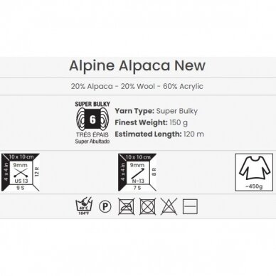 Alpine Alpaca New, 150g., 120m. 1