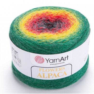 Flowers Alpaca, 250g., 940m.