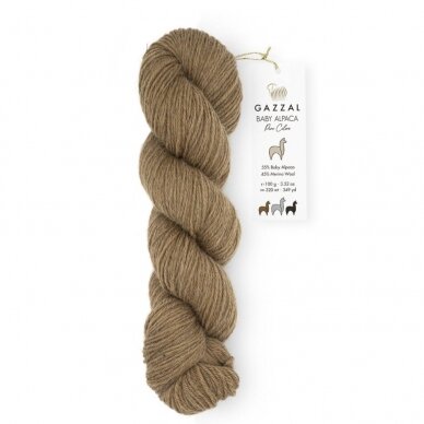 Gazzal Baby Alpaca Pure Color, 100g., 320m.