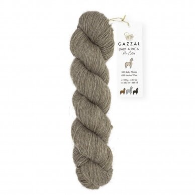 Gazzal Baby Alpaca Pure Color, 100g., 320m.