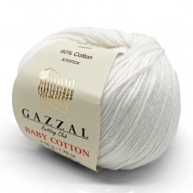 Gazzal Baby Cotton, 50g., 165m.