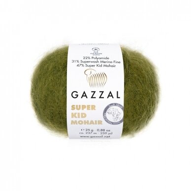 Gazzal Super Kid Mohair , 25 gr., 237 m