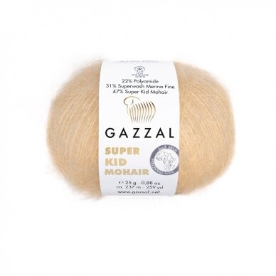 Gazzal Super Kid Mohair , 25 gr., 237 m