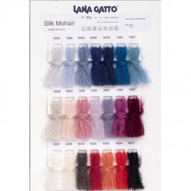 Lana Gatto Silk Mohair, 25 g., 212 m., Lana Gatto Silk Mohair, King Kid  Silk, BBB Soft Dream, Lana Gato, Knitting yarn, Yarn for embroidery,  knitting and crochet