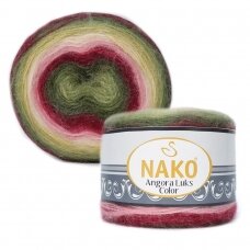 Nako Angora Luks Color, 150 г, 810 м