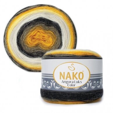 Nako Angora Luks Color, 150 g., 810 m.