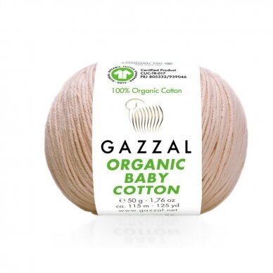 Organic Baby Cotton, 50g., 115m.