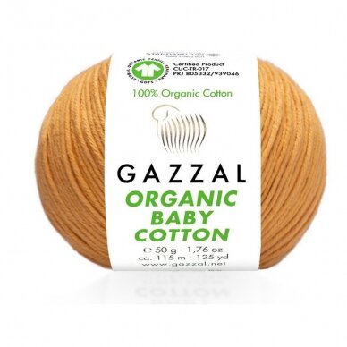 Organic Baby Cotton, 50g., 115m.