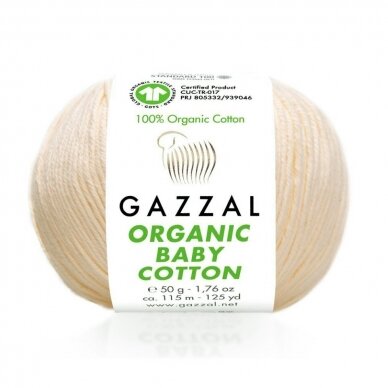 Organic Baby Cotton, 50g., 115m.