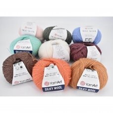 Yarnart silky wool mix 9vnt.  2