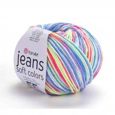 YarnArt Jeans Soft Colors, 50g., 160m.