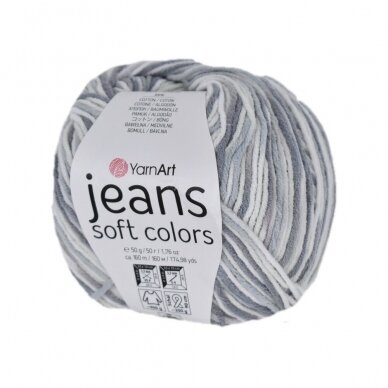 YarnArt Jeans Soft Colors, 50g., 160m.