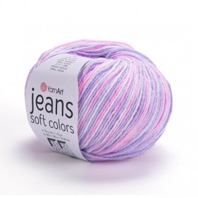 YarnArt Jeans Soft Colors, 50g., 160m.