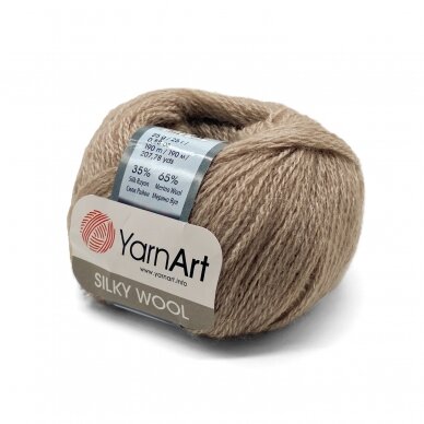 YarnArt Silky Wool, 25 g., 190 m.